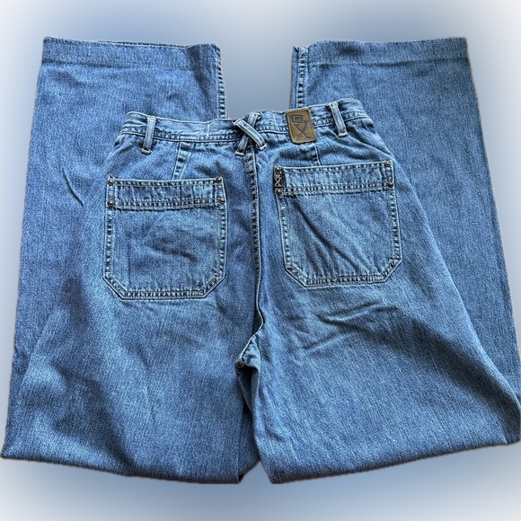 Vintage 1990s GX by Gwen Stefani wide leg jeans size 3/4 - Picture 2 of 7